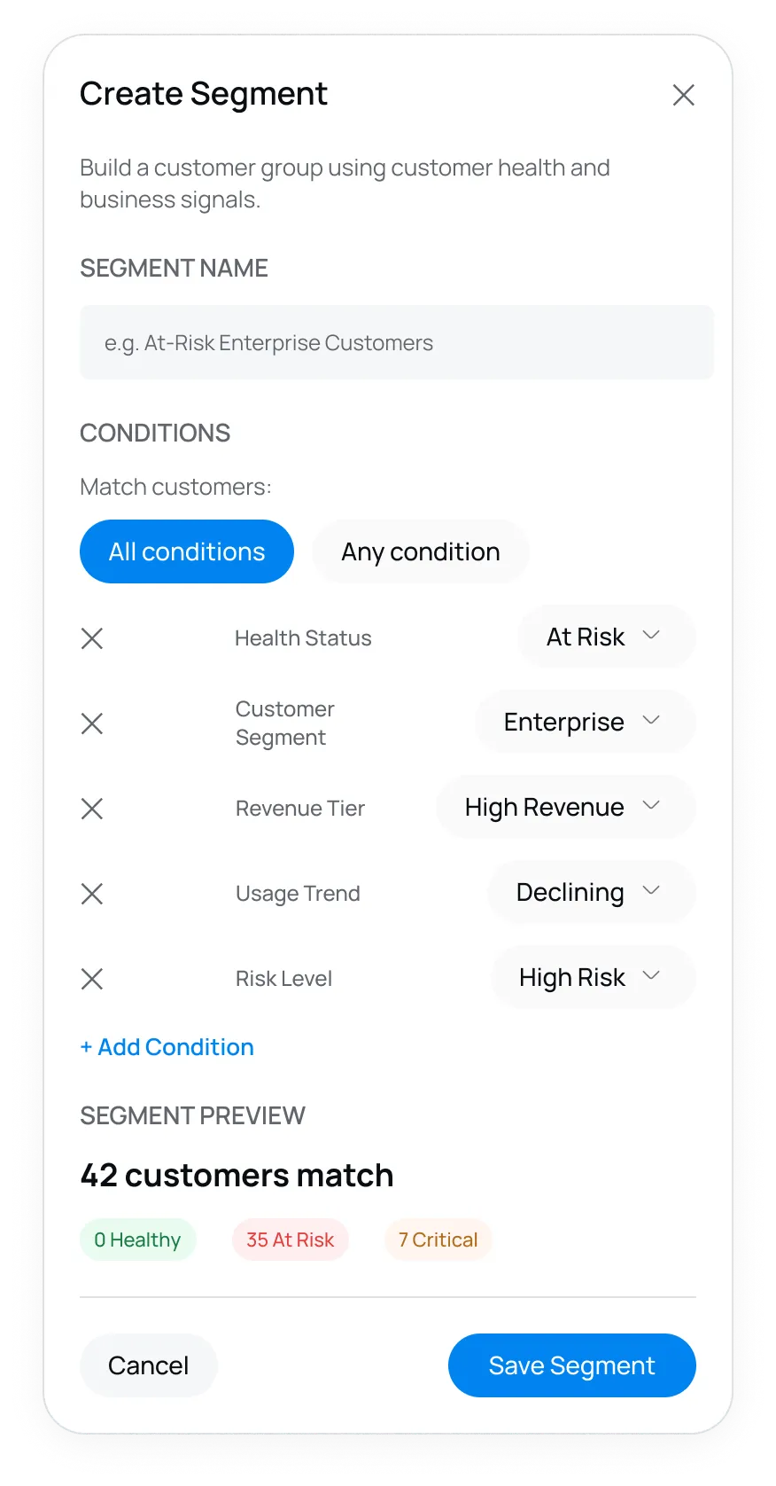 Create segment overlay